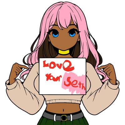 girl holding a blank sign in a long sleeve crop top