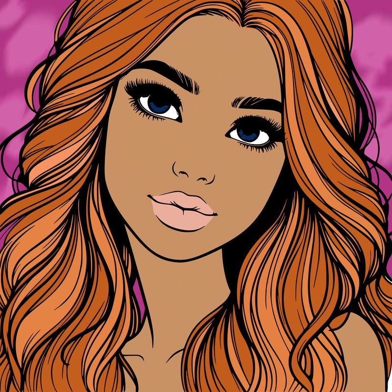 beautiful realistic girl