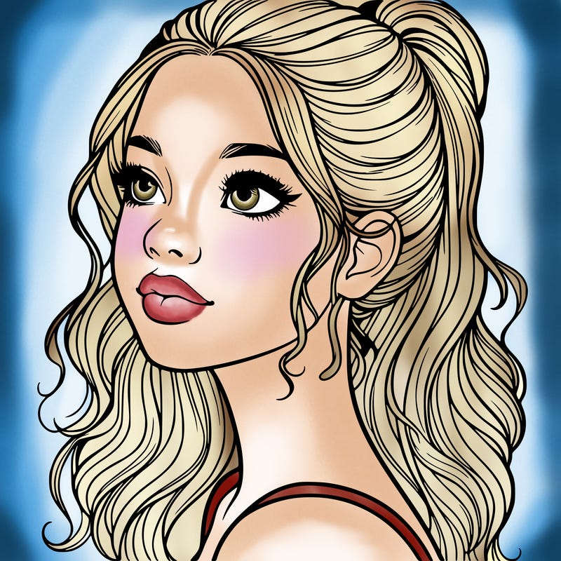 beautiful realistic girl