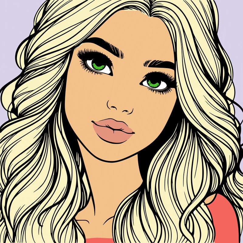 beautiful realistic girl