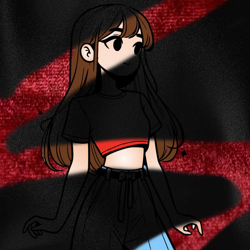 girl in a cute crop top