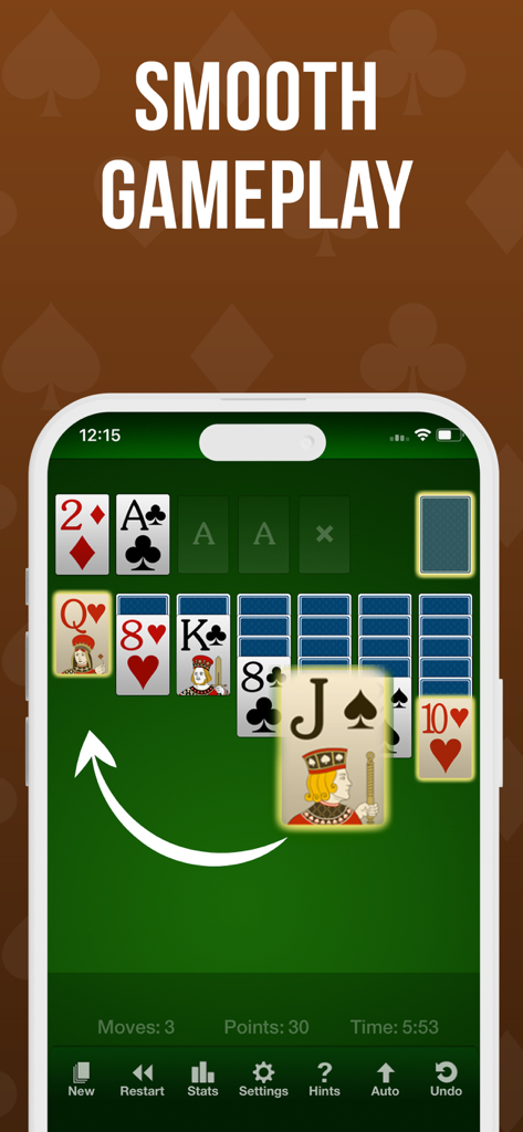 Solitaire for Seniors - Solitaire for Seniors mobile game interface with large cards and smooth gameplay illustration