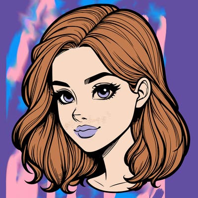 realistic girl head