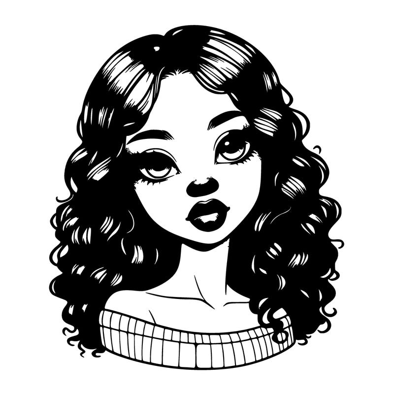 realistic black girl