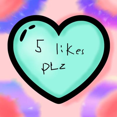 a blank heart