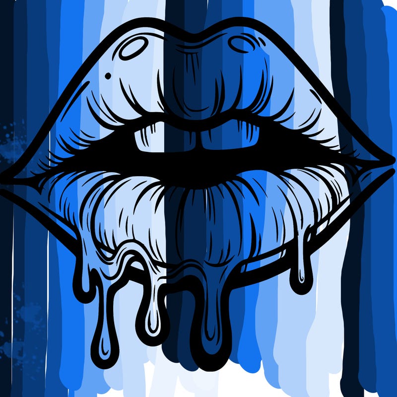 lips that look realistic and drip