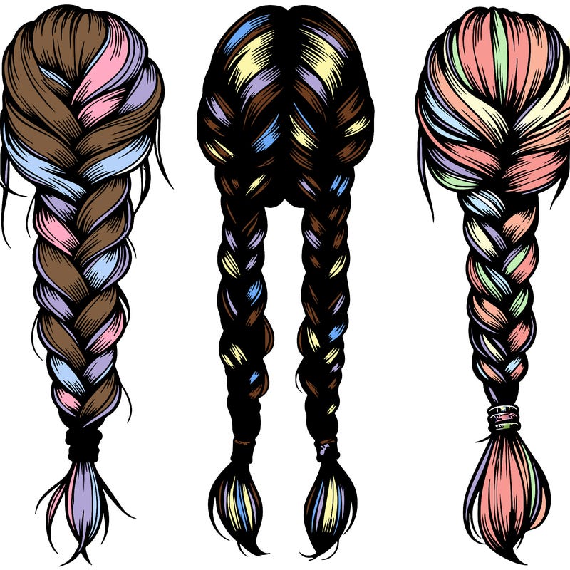 realistic braids