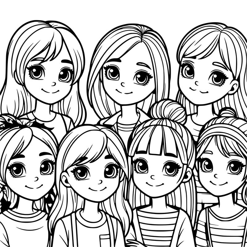 group of girls