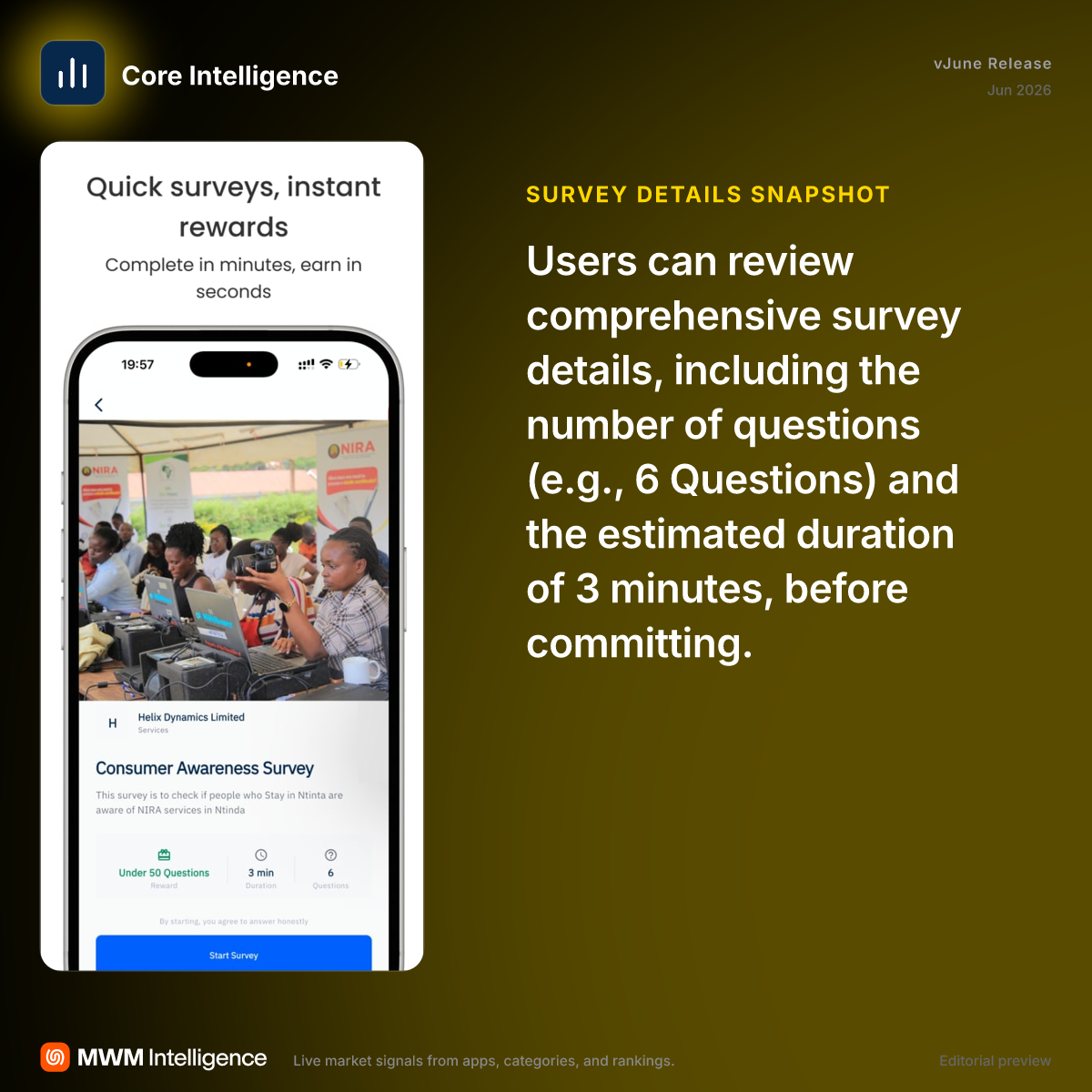 Core Intelligence - Utilities App | MWM