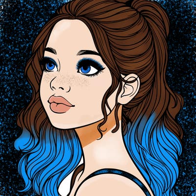 beautiful realistic girl