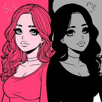 realistic twin sisters