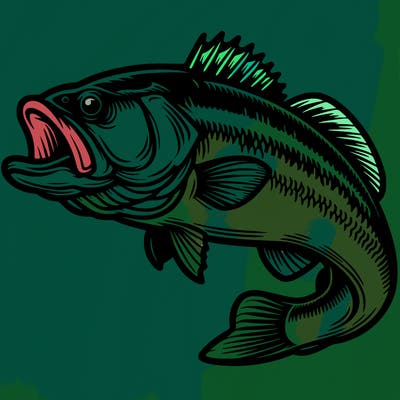 big large mouth bass