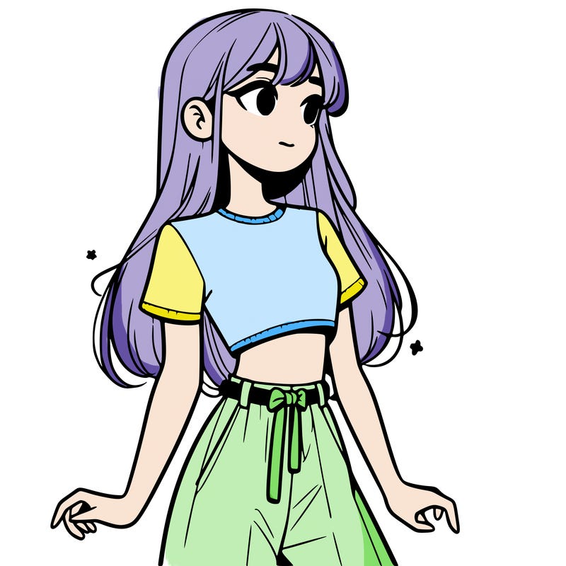 girl in a cute crop top