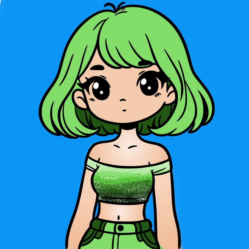 girl in a cute crop top