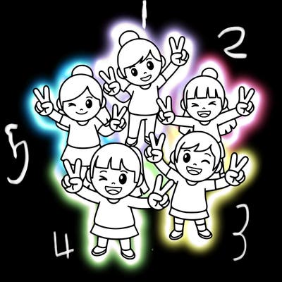 make 5 people do the ✌(◕‿-)✌peace ✌(◕‿-)✌