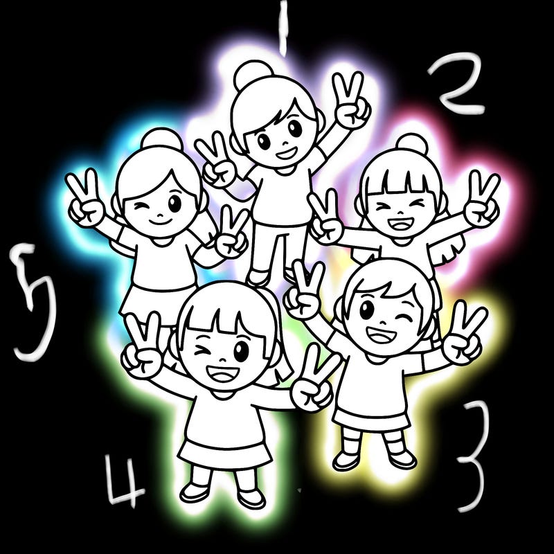 make 5 people do the ✌(◕‿-)✌peace ✌(◕‿-)✌