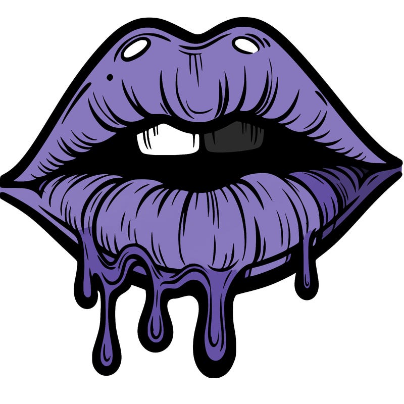 lips that look realistic and drip