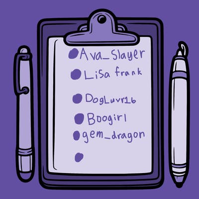 blank clip board with pen