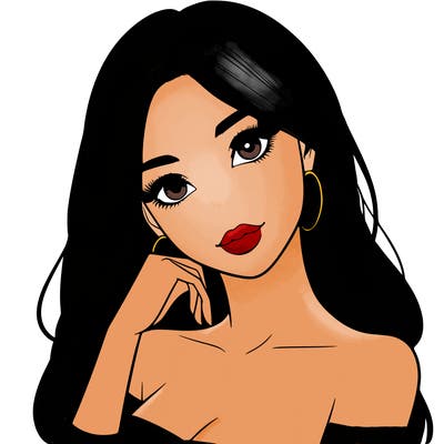 beautiful realistic girl