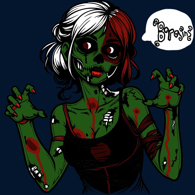 realistic zombie girl