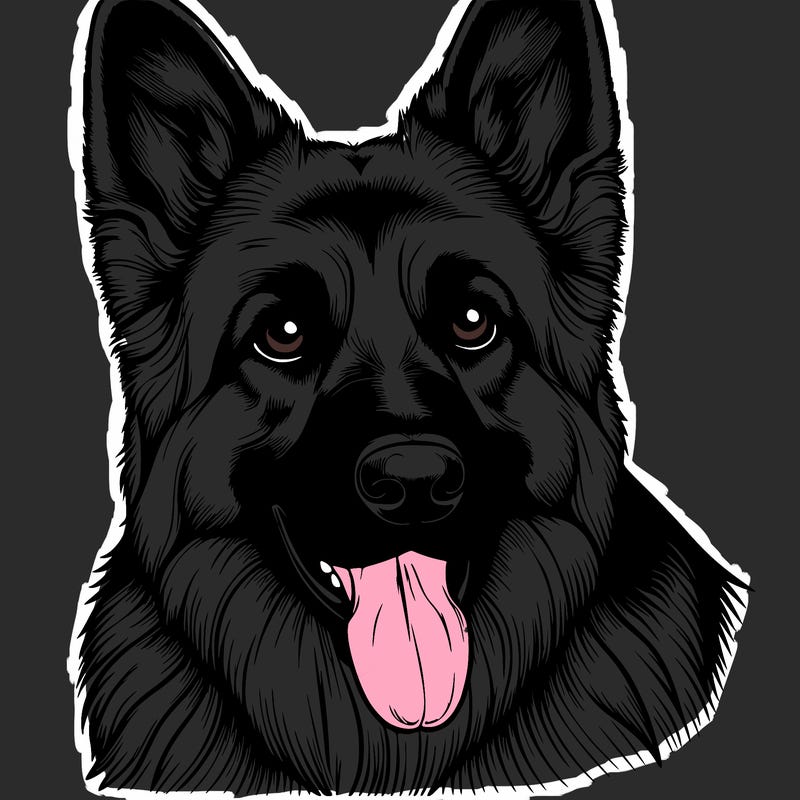 realistic german shepherd