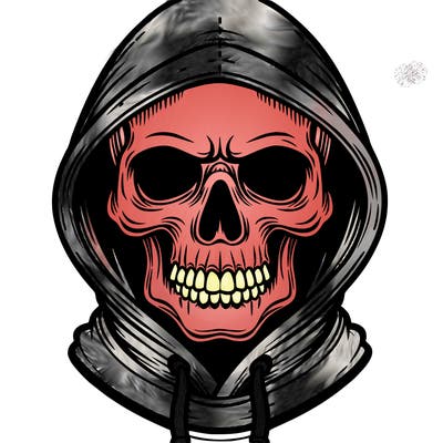 skull hoodie