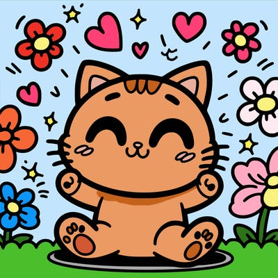happy cat