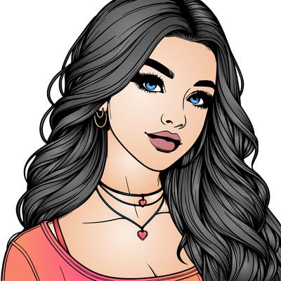 detailed realistic girl