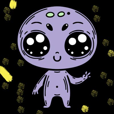 alien cute