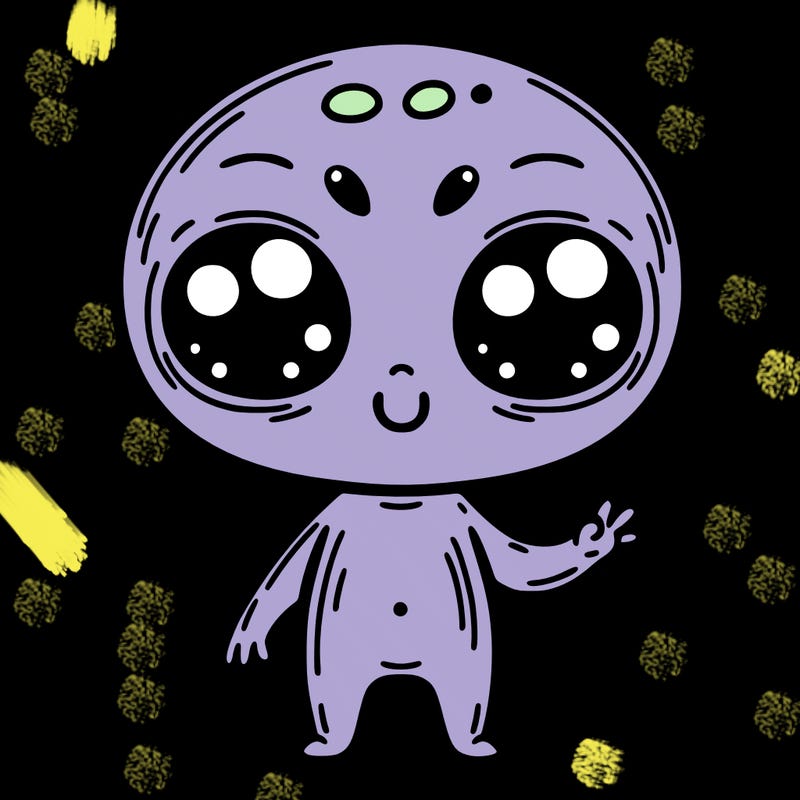 alien cute