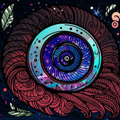 detailed spiral pattern