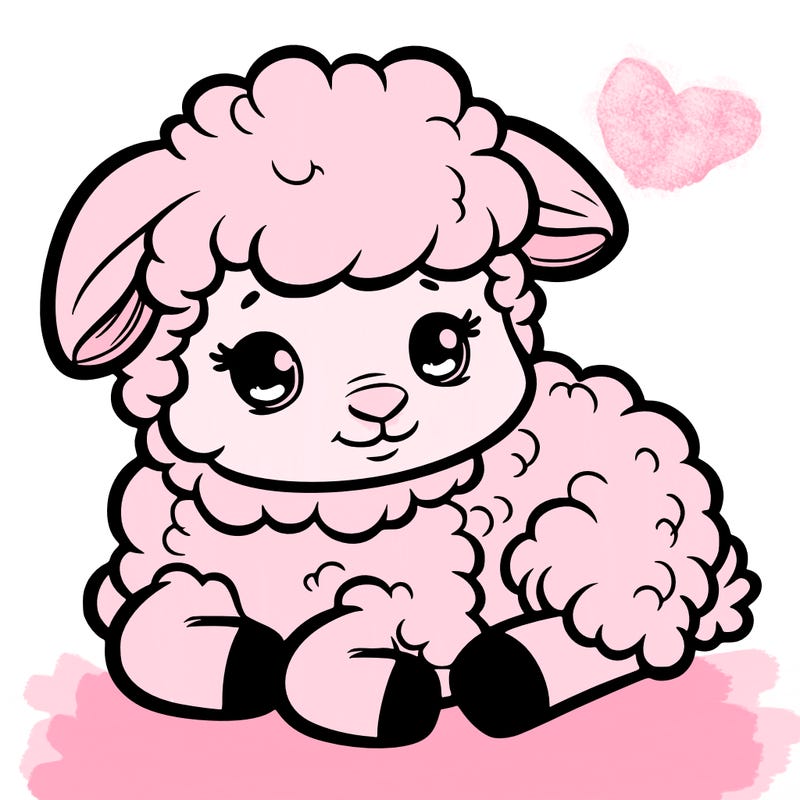 a baby sheep