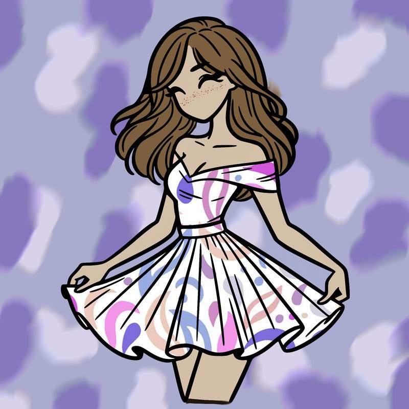 woman in skirt