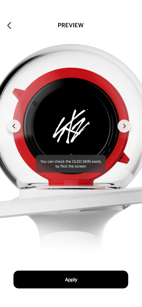 Stray Kids Light Stick V2 - Stray Kids Light Stick V2 app preview of an OLED skin customization