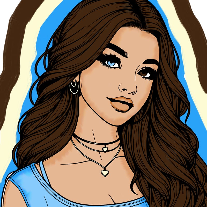 detailed realistic girl