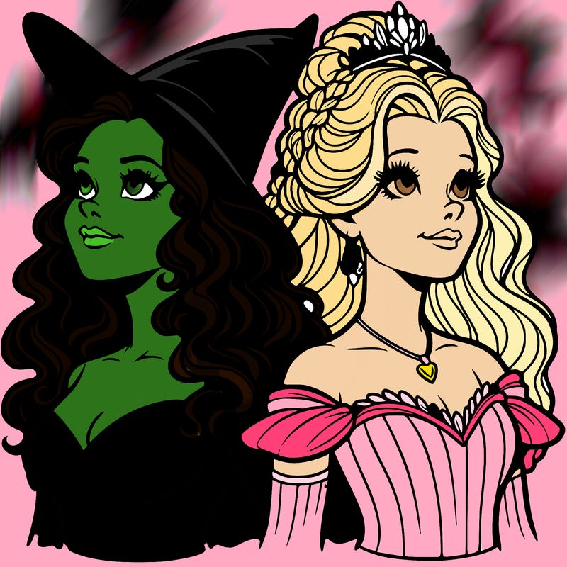 'elphaba and glinda (realistic)