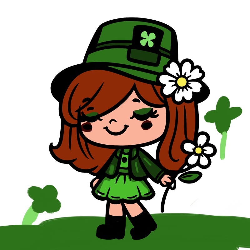 girl saint patrick’s day