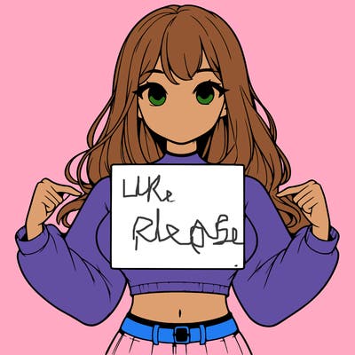 girl holding a blank sign in a long sleeve crop top