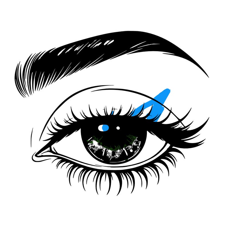 eye closed realistic