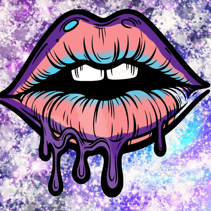 lips that look realistic and drip