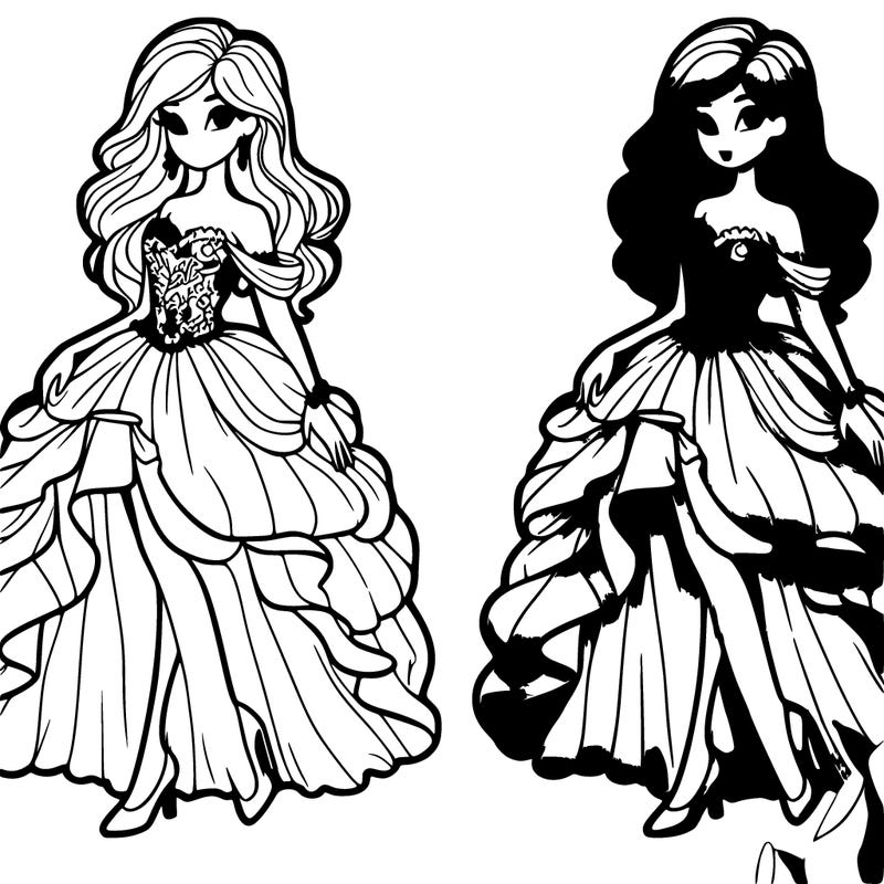 pretty girl in pink prom dress