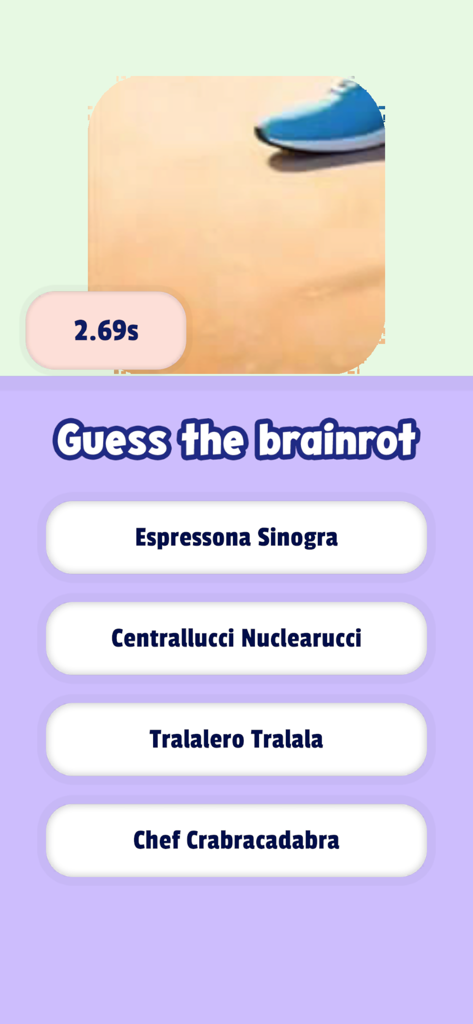 Italian Brainrot Challenge - Games App | MWM