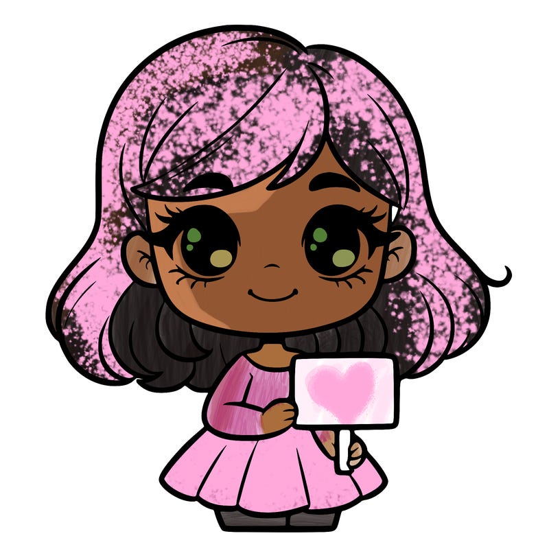 pretty girl holding sign