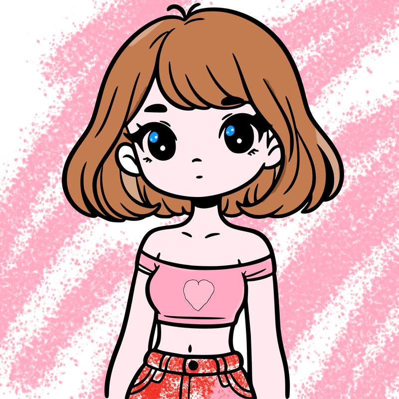 girl in a cute crop top