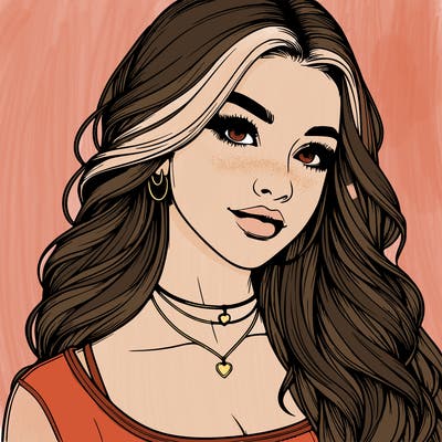 detailed realistic girl