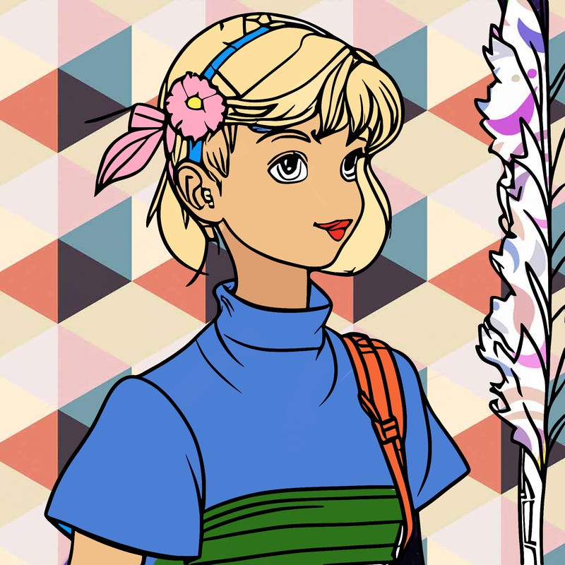 girl with pixie cut