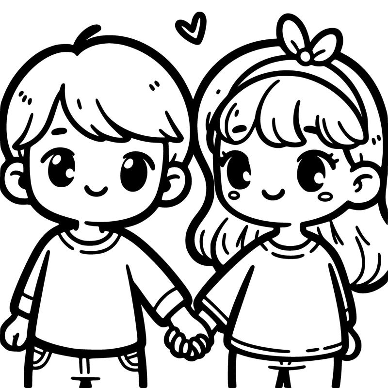 holding hands