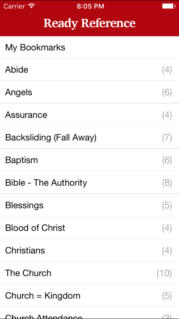 Ready Reference - Reference App | MWM