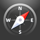 经纬度指南针-测方位实时海拔天气相机