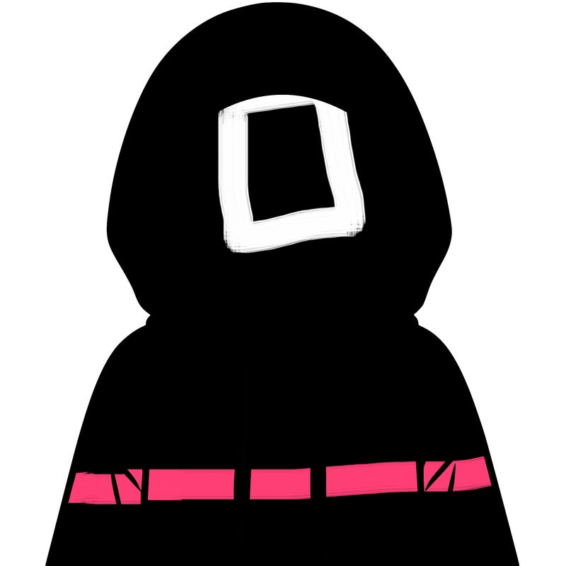 faceless girl in hoodie